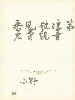 乘风破浪第五季免费观看