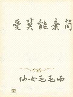 爱莫能弃简介