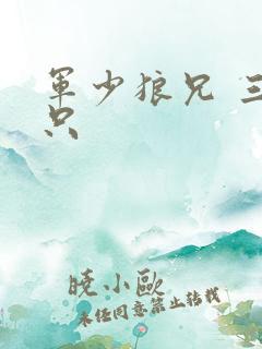 军少狼兄 三两只