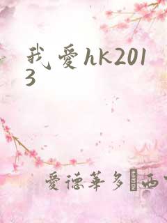 我爱hk2013