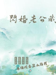 闪婚老公藏不住