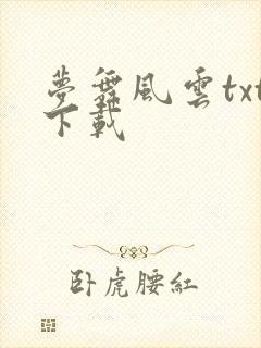 梦舞风云txt下载