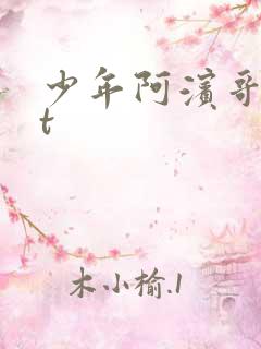 少年阿滨哥txt