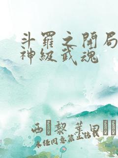 斗罗之开局签到神级武魂