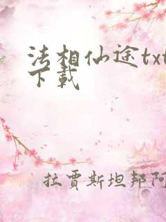 法相仙途txt下载