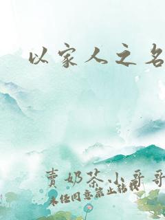 以家人之名原著