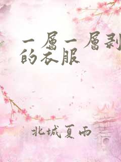 一层一层剥开我的衣服