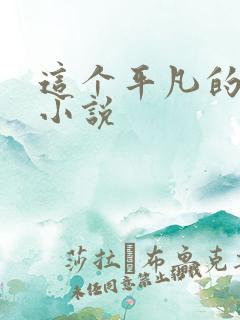 这个平凡的男子小说