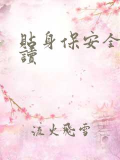 贴身保安全文阅读