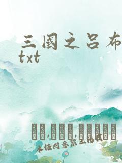 三国之吕布新传txt