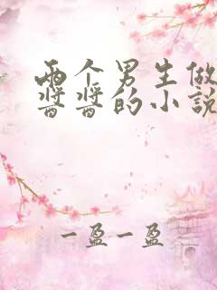 两个男生做酿酿酱酱的小说