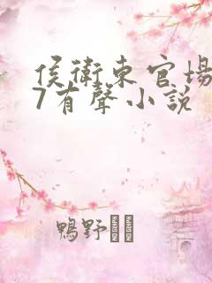 侯卫东官场笔记7有声小说