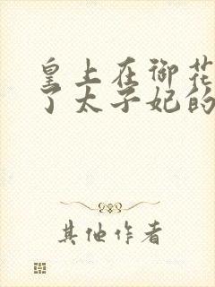 皇上在御花园c了太子妃的网剧