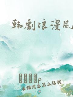 韩剧浪漫风暴