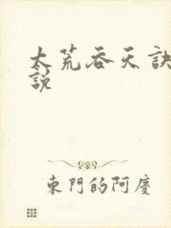 太荒吞天诀 小说