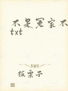 不是冤家不聚头txt
