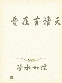 爱在有情天小说