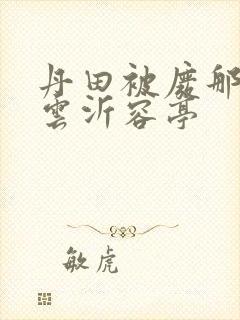 丹田被废那些年云沂容亭