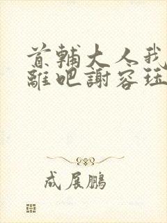 首辅大人我们和离吧谢容珏