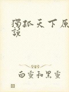 独孤天下原著小说