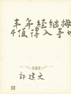 丰年经继拇中文4值得入手吗