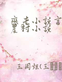 恋老小说言情网农村小说