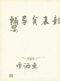 辅导员表彰周思思