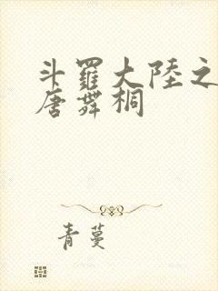 斗罗大陆之肉奴唐舞桐