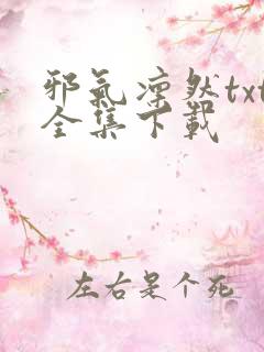 邪气凛然txt全集下载