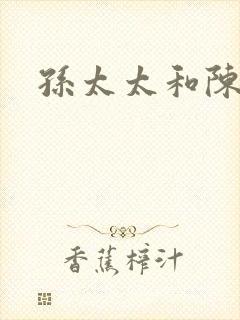 孙太太和陈阿姨