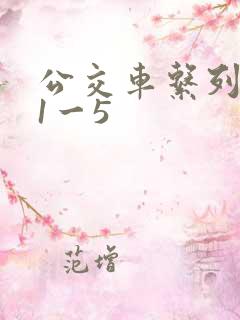 公交车系列合集1一5