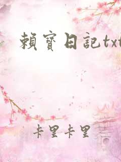 赖宝日记txt