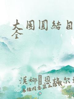 大团圆结目录大全