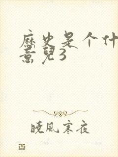 历史是个什么玩意儿3