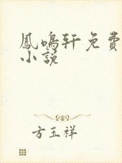 凤鸣轩免费言情小说