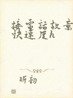 接电话故意做加快速度h