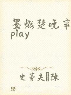 墨燃楚晚宁各种play