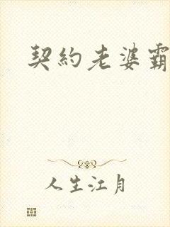 契约老婆霸总裁