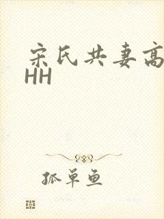 宋氏共妻高黄HHH