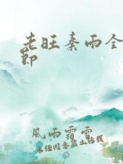 老旺秦雨全部章节