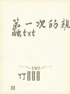 第一次的亲密接触txt