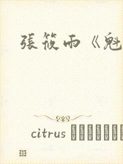 张筱雨《魁惑》