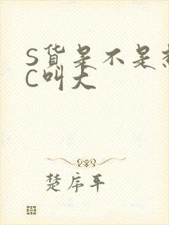 S货是不是想挨C叫大