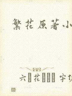 繁花原著小说
