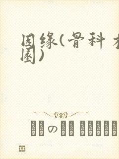 因缘(骨科 校园)