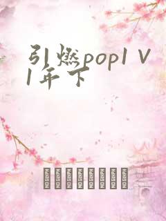 引燃pop1∨1年下