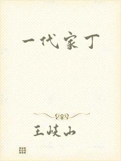 一代家丁