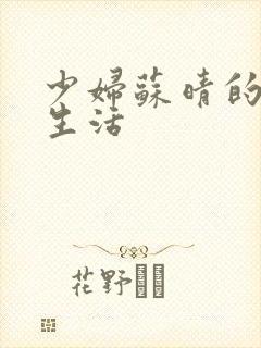 少妇苏晴的性荡生活