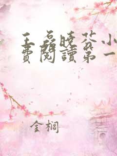 王磊晓芬小说免费阅读第一章