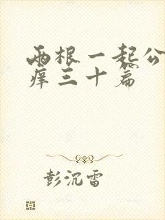 两根一起公憩止痒三十篇